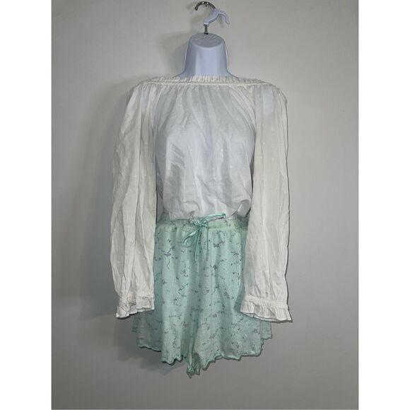 Cottagecore White Feminine Longsleeve Top PL - Picture 4 of 8